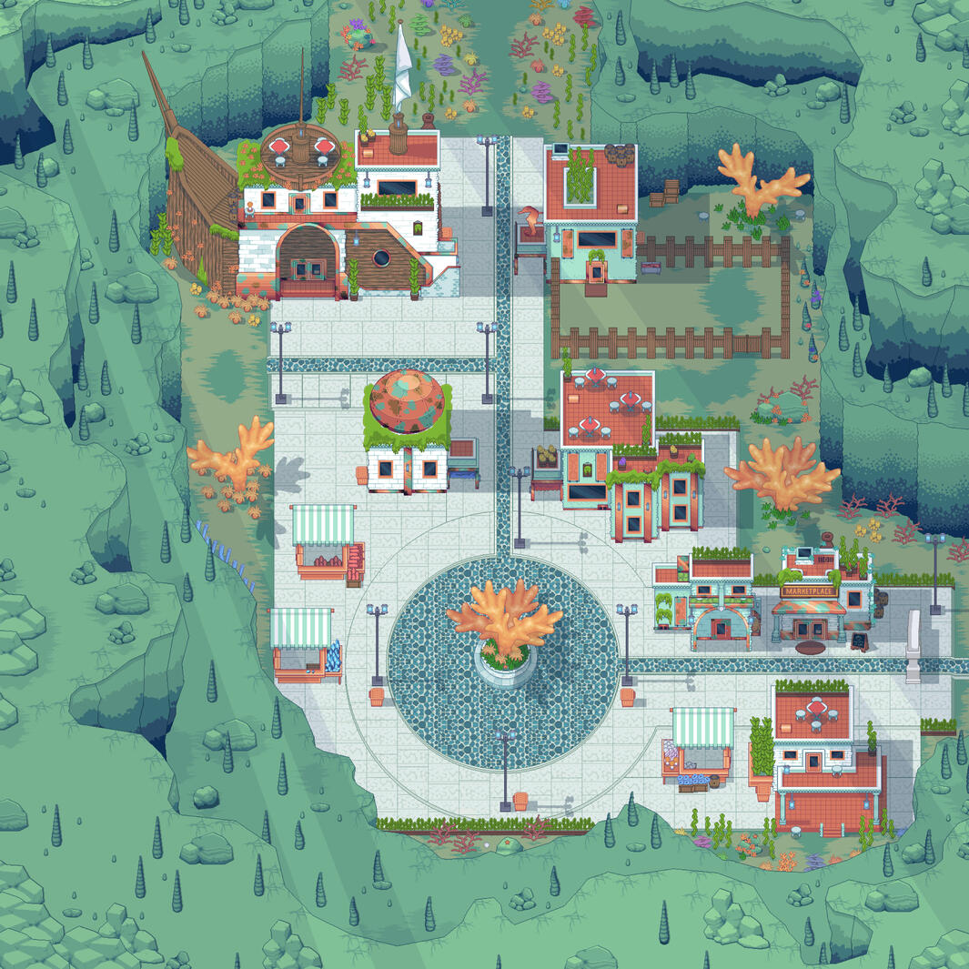 Commission Project - Underwater City