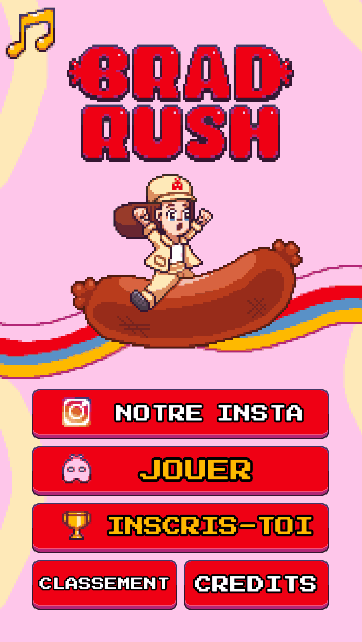 Brad Rush - Title Screen