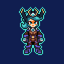 Commission Project - Main Character Standing Sprites