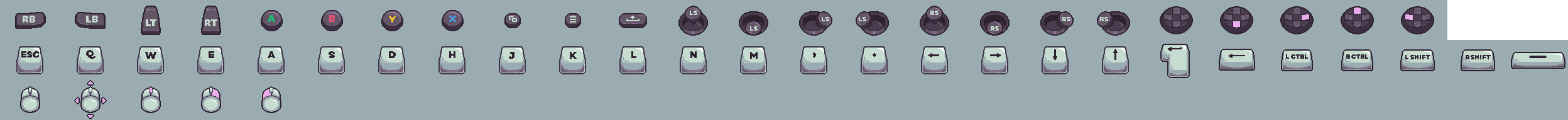 Ultimate Jello Party - Button Layout Icons